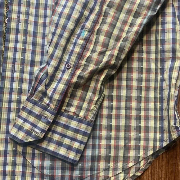 Robert Graham Striped Shirt Classic Fit Colorful Men’s Size XL EUC - Picture 11 of 12